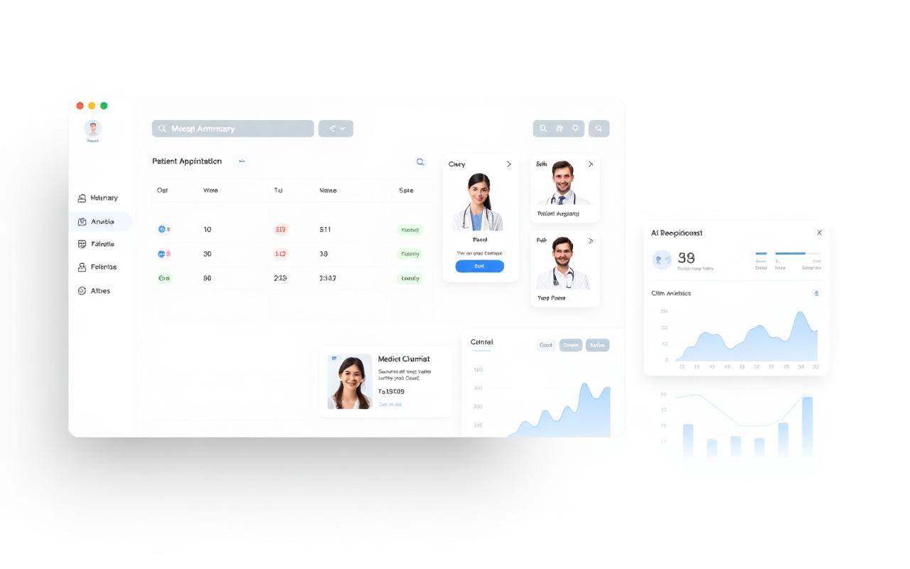 Интерфейс продукта AI Clinic OS